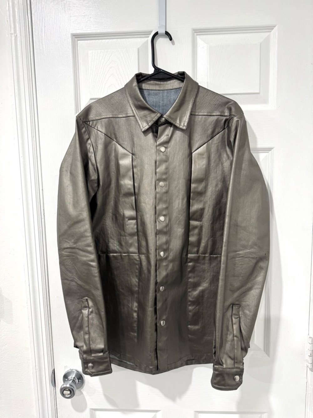 Rick Owens Gunmetal Fogpocket Shirt